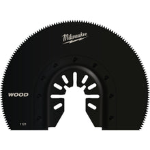 Milwaukee® 49-25-1121 OPEN-LOK™ 1-Piece Blade, For Use With Oscillating Multi-Tool, 3-1/2 in Cutting Width, 2 in Max Plunge Cut Depth, 230 Teeth, 18 Teeth per Inch, High Carbon Steel