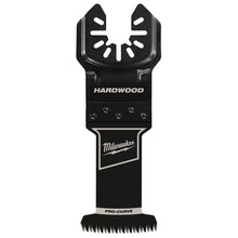 Milwaukee® PRO-CURVE™ 49-25-1131 OPEN-LOK™ 1-Piece Blade, For Use With Oscillating Multi-Tool, 1-3/8 in Cutting Width, 1-5/8 in Max Plunge Cut Depth, 21 Teeth, 18 Teeth per Inch, High Carbon Steel