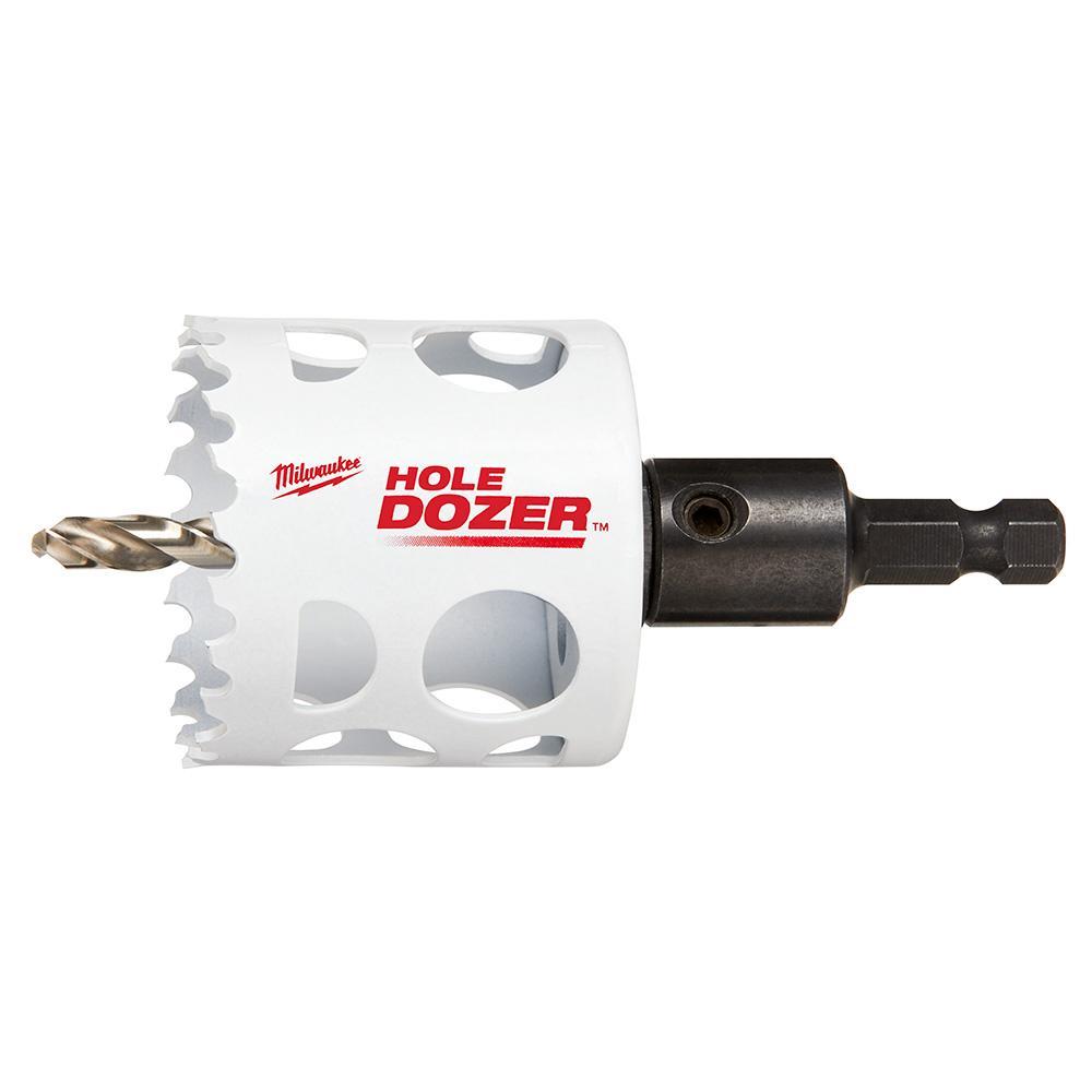 Milwaukee® HOLE DOZER™ Ice Hardened™ 49-56-5165 Hole Saw, 2-1/8 in Dia, 1-5/8 in D Cutting, Bi-Metal/8% Cobalt Cutting Edge