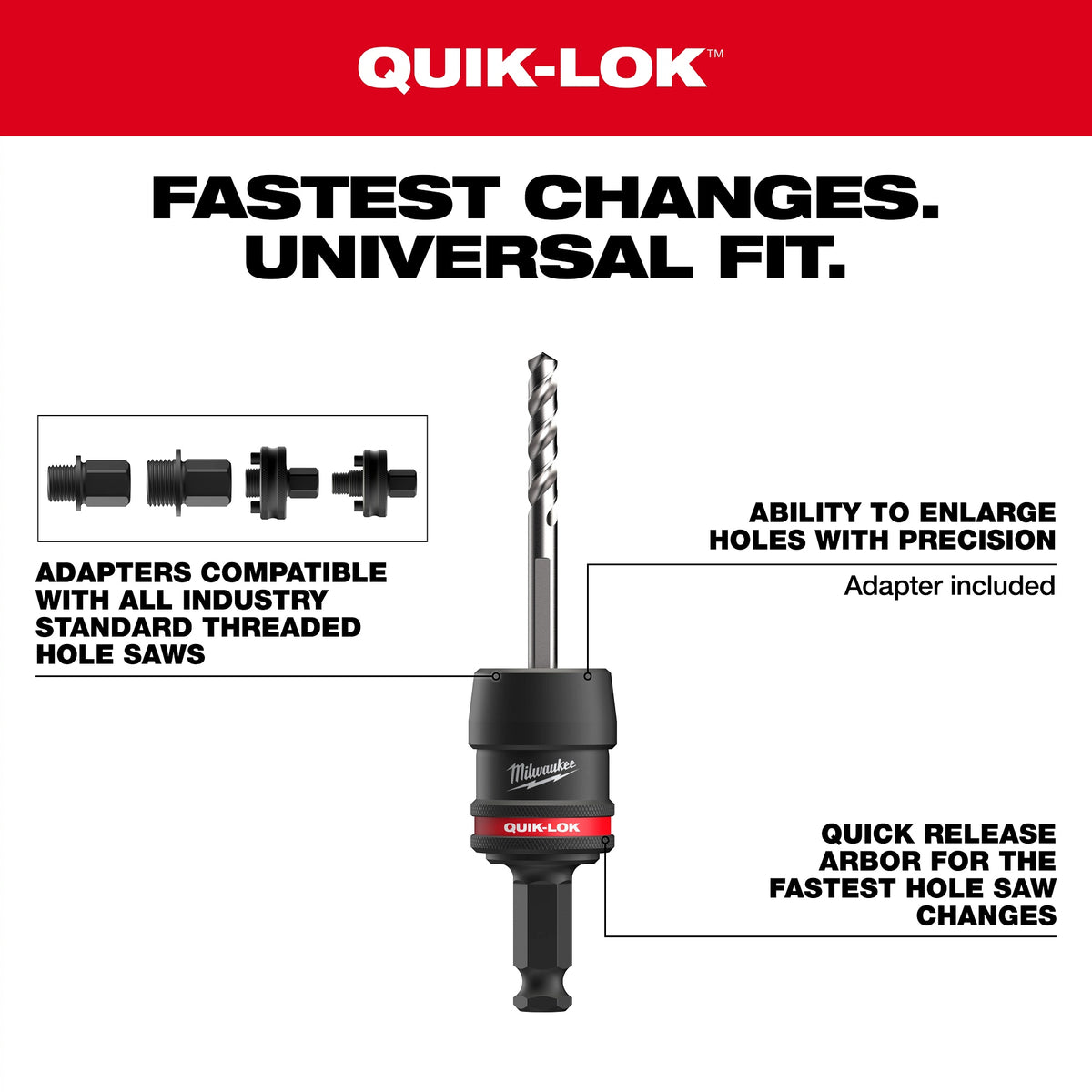 Quik-Lok Arbor Set - 7/16"