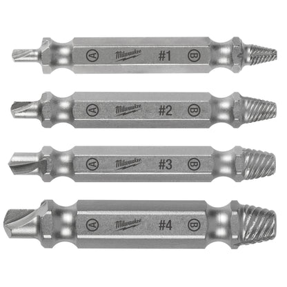 Screw Extractor Set - 4 Pieces