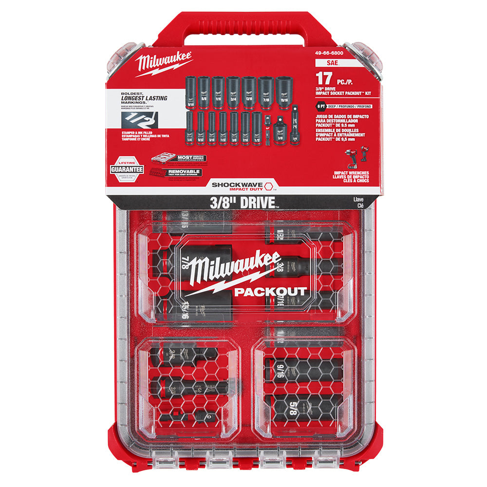 49-66 Socket Packout Set - 17 Pieces - Steel