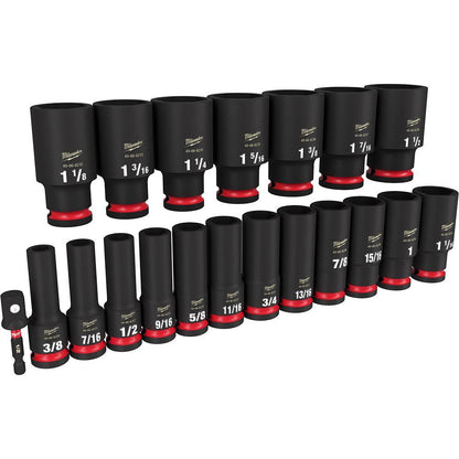 Deep Socket Set - 19 Pieces - ASME Specified
