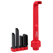 Milwaukee® AIR-TIP™ 49-90-2026 4-in-1 Right Angle Cleaning Tool, For Use With AIR-TIP™ Family of Trade Focused Vacuum, 2-1/2 in Dia Inlet, Plastic/Rubber, Black/Red