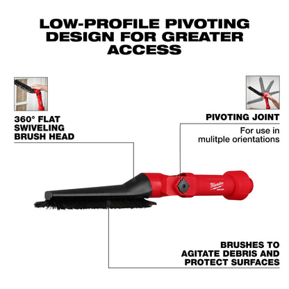 Low Profile Pivot Universal Utility Brush Tool - 49-90-2027