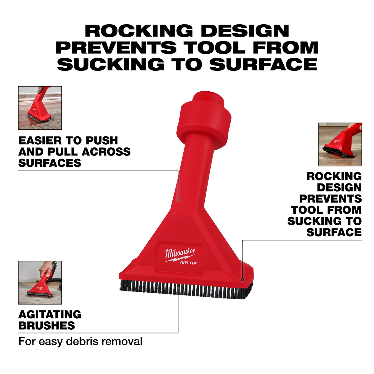 Rocking Universal Utility Nozzle with Brush - 49-90-2038