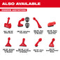 Claw Utility Nozzle with Brush - 2-1/2" Dia