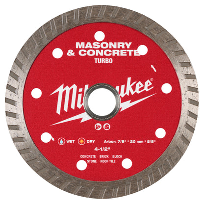 Diamond Max Saw Blade - 4-1/2" Dia Blade - Wet/Dry Cutting
