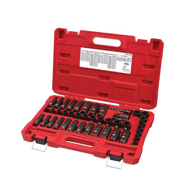 Deep Socket Set - 43 Pieces - Forged Steel