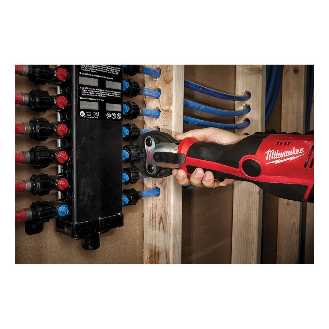 Milwaukee® M12™ FORCE LOGIC™ 49-16-2451C Crimping Jaw, For Use With M12™ FORCE LOGIC™ Press Tool, F1807 and F2159 Connection, 1/2 in Pressing Jaw Capacity, Steel