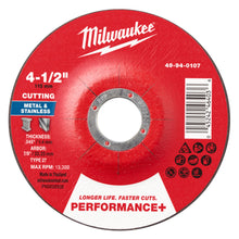Milwaukee® 49-94-0107 Wheel, 4-1/2 in Dia 0.045 in THK, 7/8 in Center Hole, Aluminum Oxide Abrasive