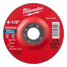 Wheel - 4-1/2" Dia 1/4" Thk