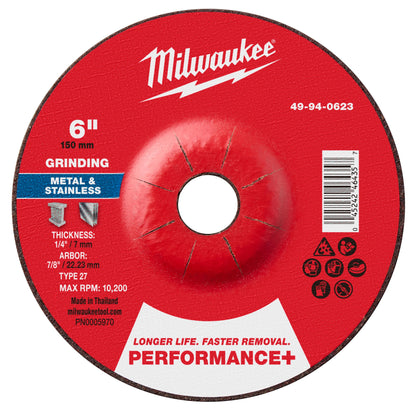 Wheel - 6" Dia 1/4" Thk