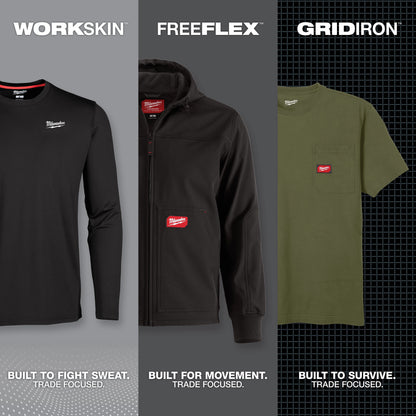 Long Sleeve Round Neck Performance T-Shirt - Polyester