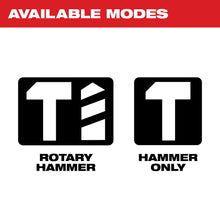 Dual Mode Corded Rotary Hammer Kit - 975 to 1950 Bpm