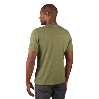 Breathable Lightweight Short Sleeve Hybrid T-Shirt - Green