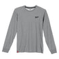 Milwaukee® 604G-2X Breathable Lightweight Long Sleeve Hybrid T-Shirt, Men's, 2XL, Gray, Cotton/Polyester, 13 in L