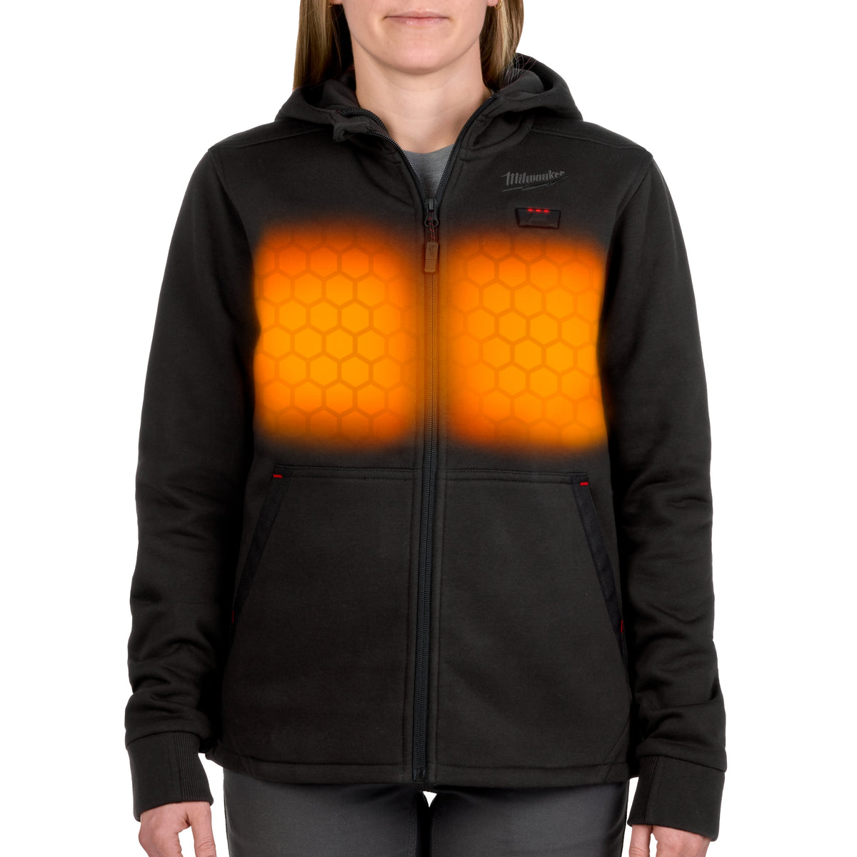 Milwaukee® F200B-21XL F200B Hoodie, XL, Black, Cotton/Polyester