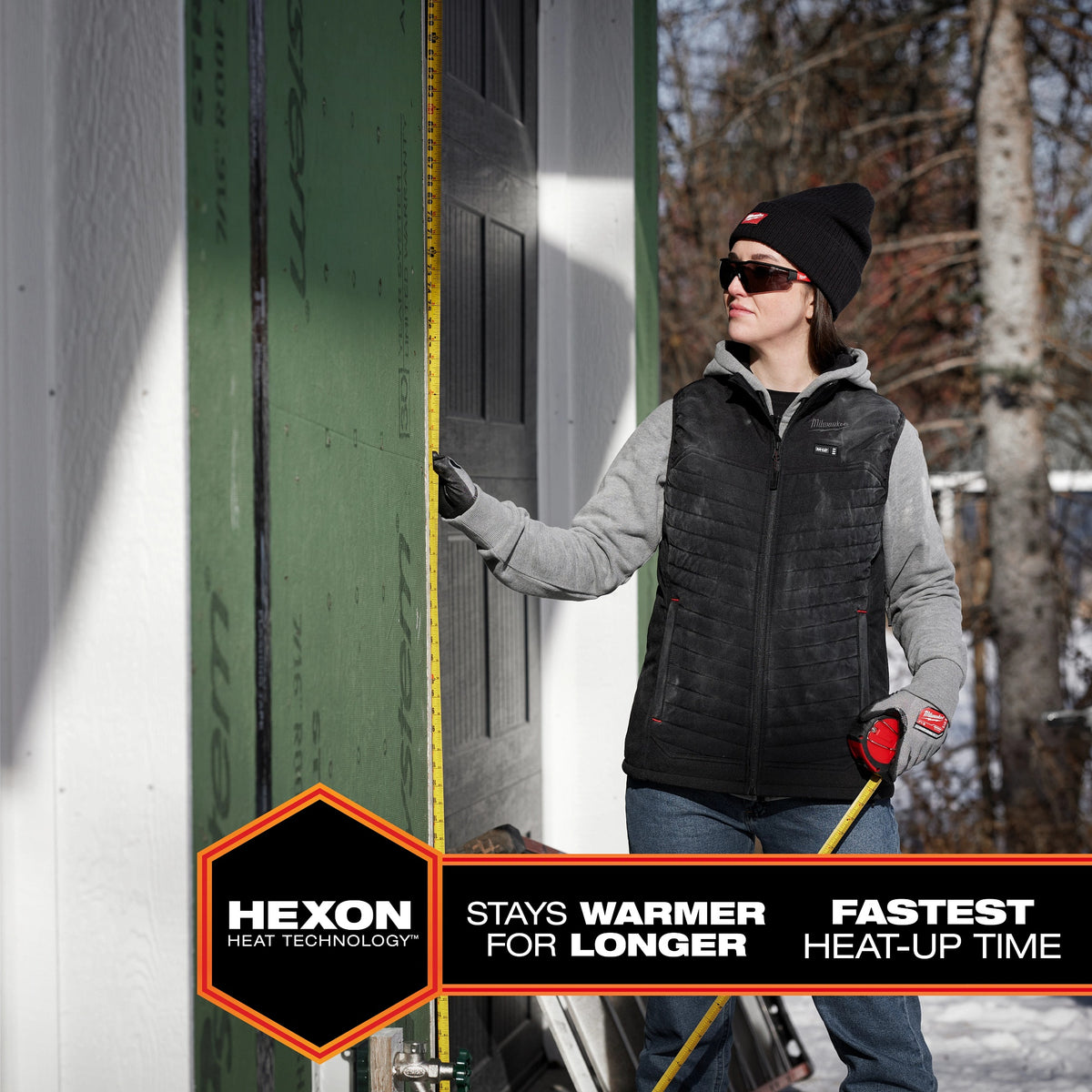 Milwaukee® F300G-21M M12™ Cordless Vest Kit, M, Gray, Polyester, 37 in Chest, Resists: Water
