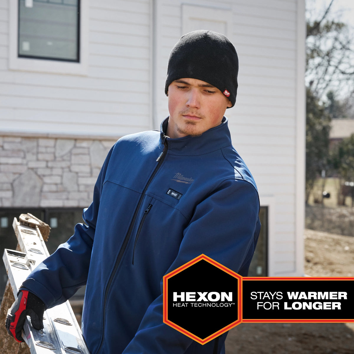 Milwaukee® M100G-21XL M12™ Cordless Jacket Kit, XL, Gray, Polyester, 48 in Chest, Resists: Water
