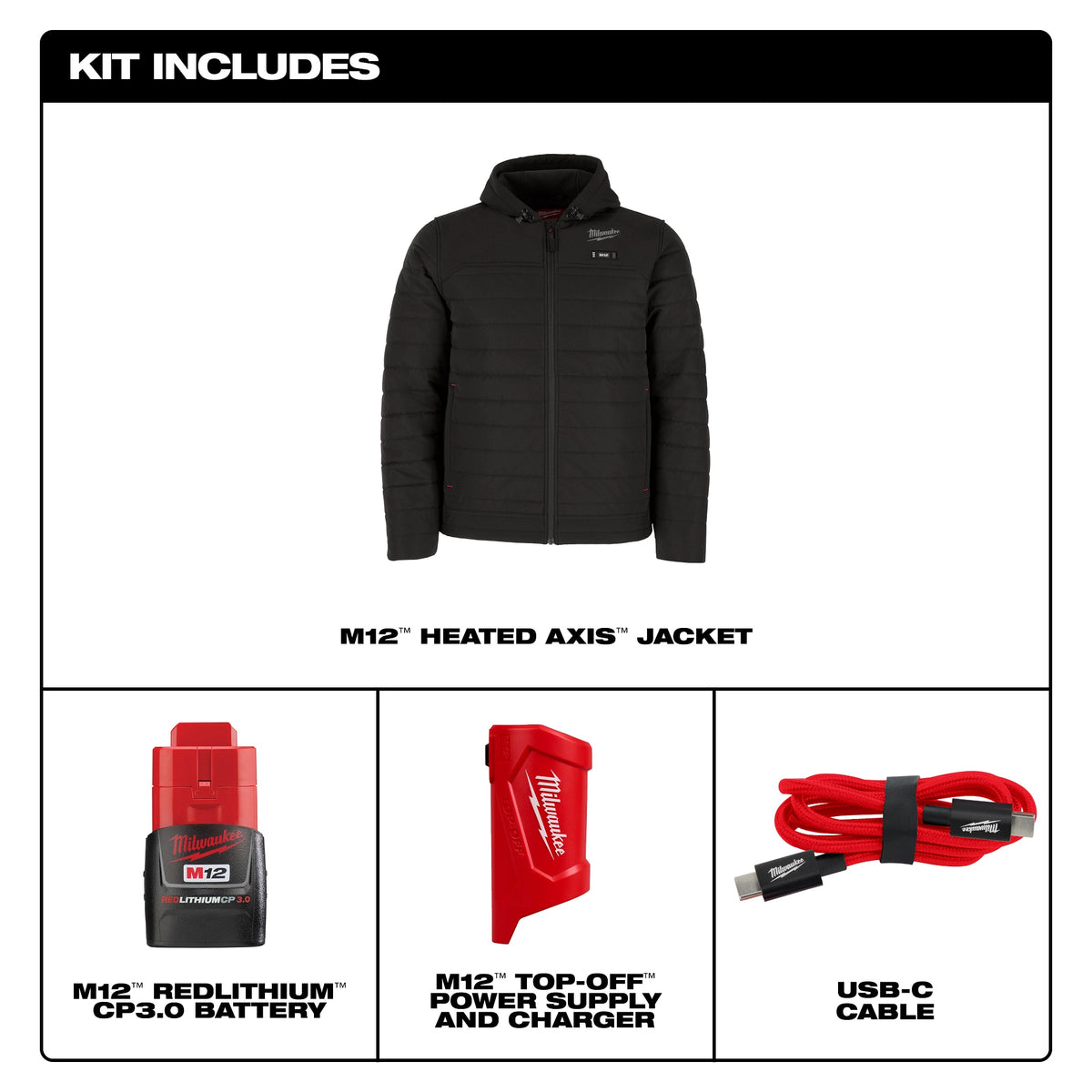 Cordless Jacket Kit - 52" Chest - 2XL
