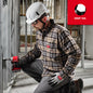 Milwaukee® M551G-2X M551 Flannel Shirt, Men's, 2XL, Gray, Cotton