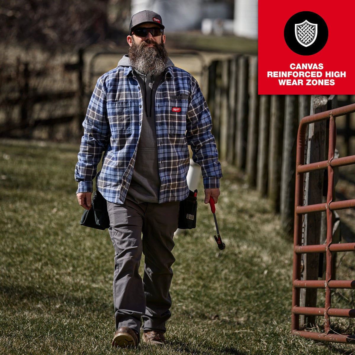 Flannel Shirt - Men's - Red