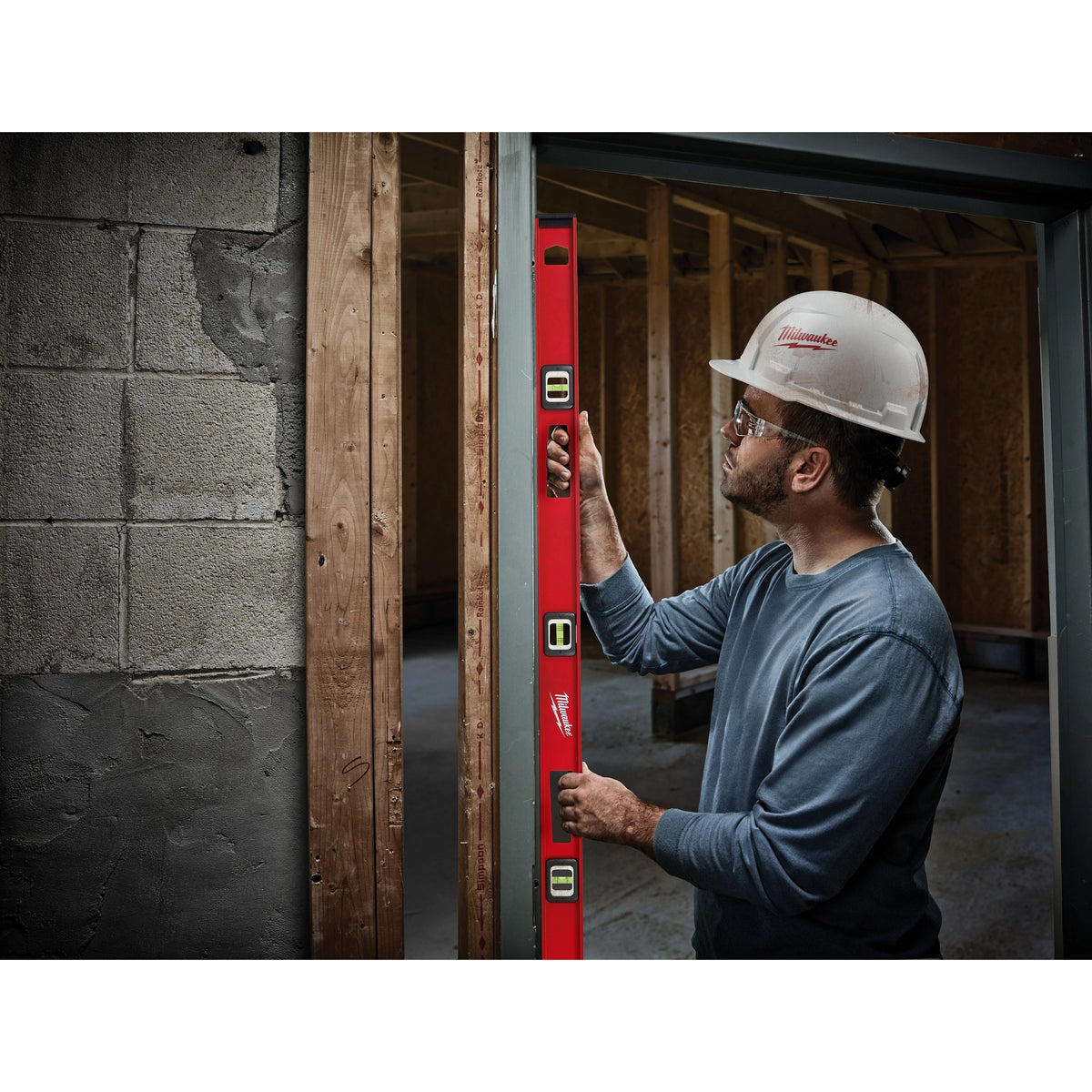 Heavy Duty Magnetic I-Beam Level - 48" L