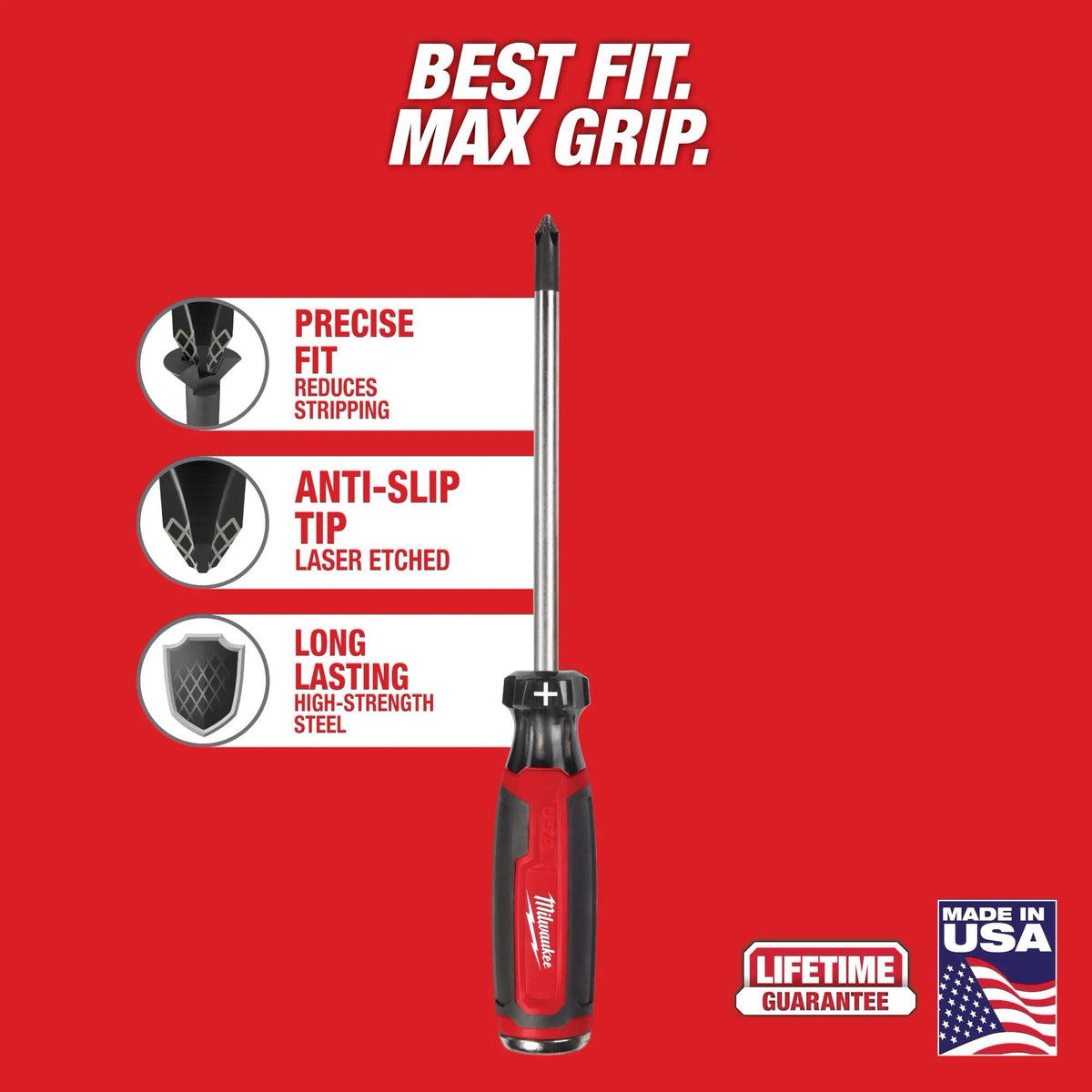 Demolition Screwdriver - Steel - #2 Point Phillips Point