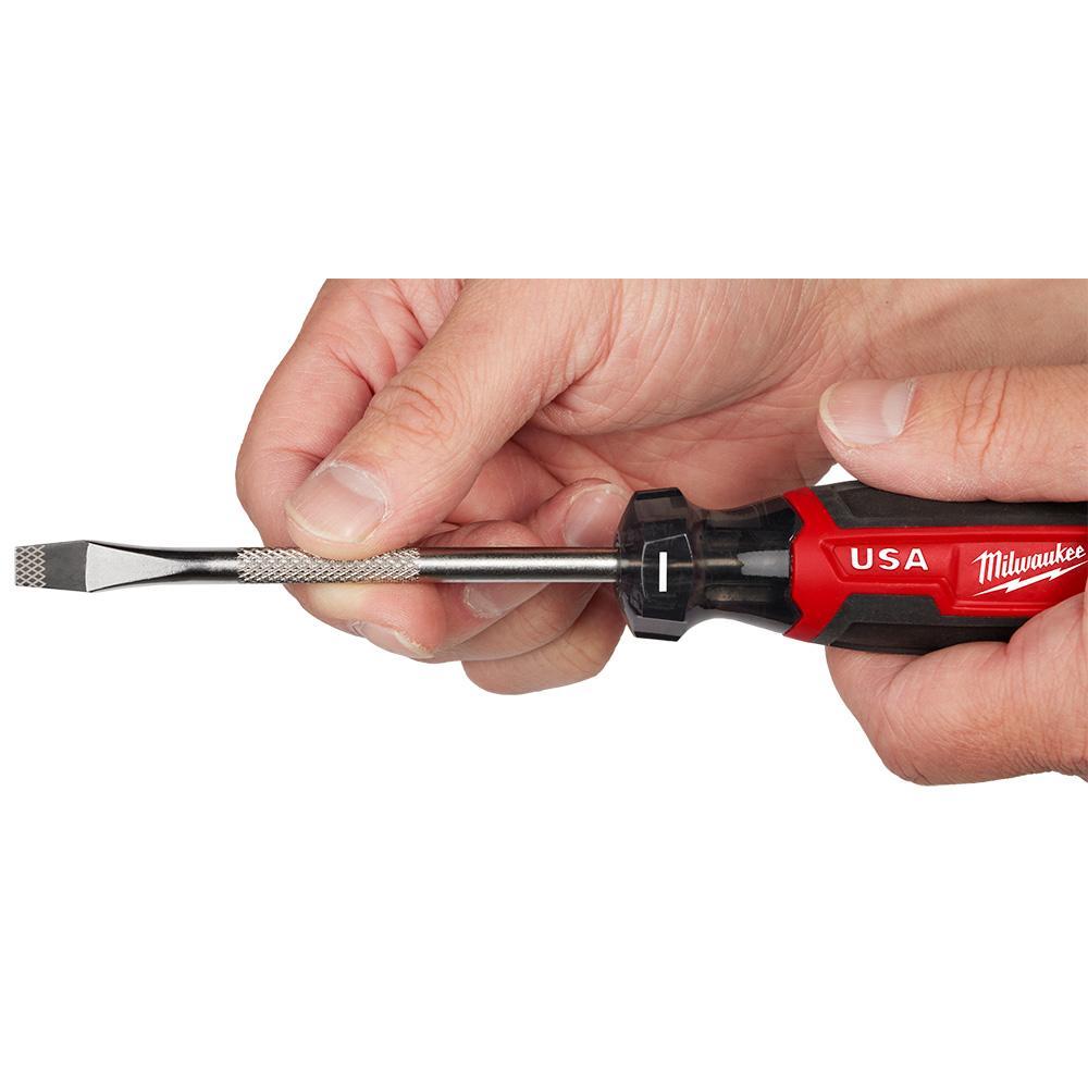 Standard Screwdriver - 1/4" Point Slotted Point - Steel