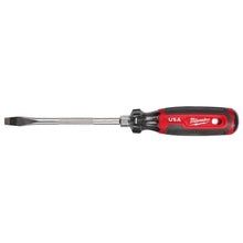Milwaukee® MT207 Standard Screwdriver, 5/16 in Point Slotted Point, 11 in OAL, Acetate Handle, Chrome