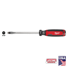 Milwaukee® MT208 Demolition Screwdriver, 5/16 in Point Slotted Point, 10.8 in OAL, Polypropylene Handle