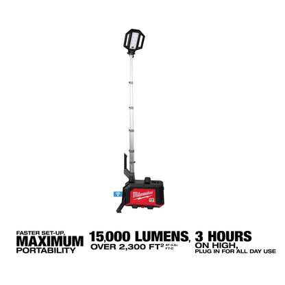 Mx Fuel Rocket Dual Power Compact Tower Light - MXF040-1XC