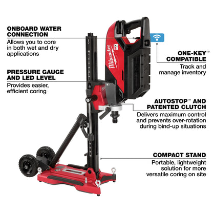 Handheld Core Drill Kit with Stand - Brushless