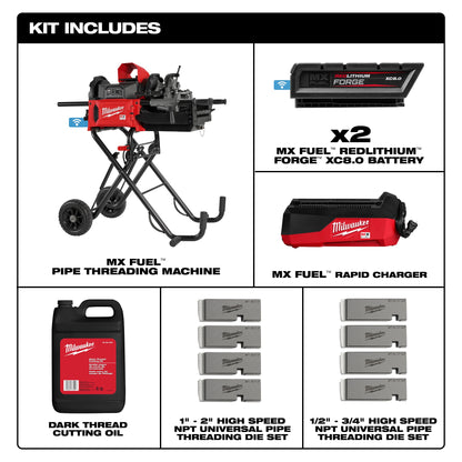 Threading Machine - 1/8 to 2" Pipe