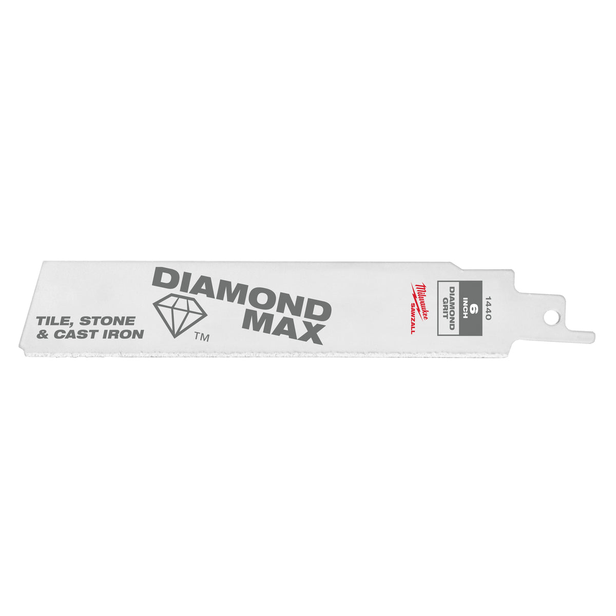 Straight Back Reciprocating Saw Blade - 6" - D6A Steel