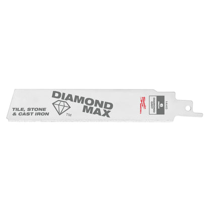 Straight Back Reciprocating Saw Blade - 6" - D6A Steel