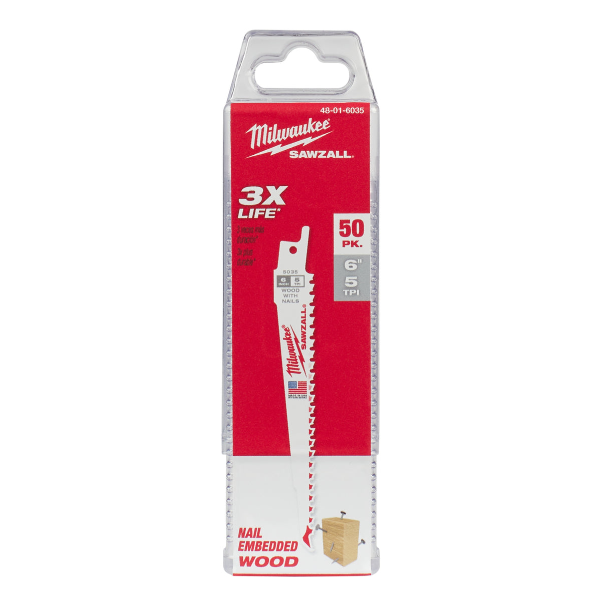 Sawzall - Performance Tapered Back Reciprocating Saw Blade