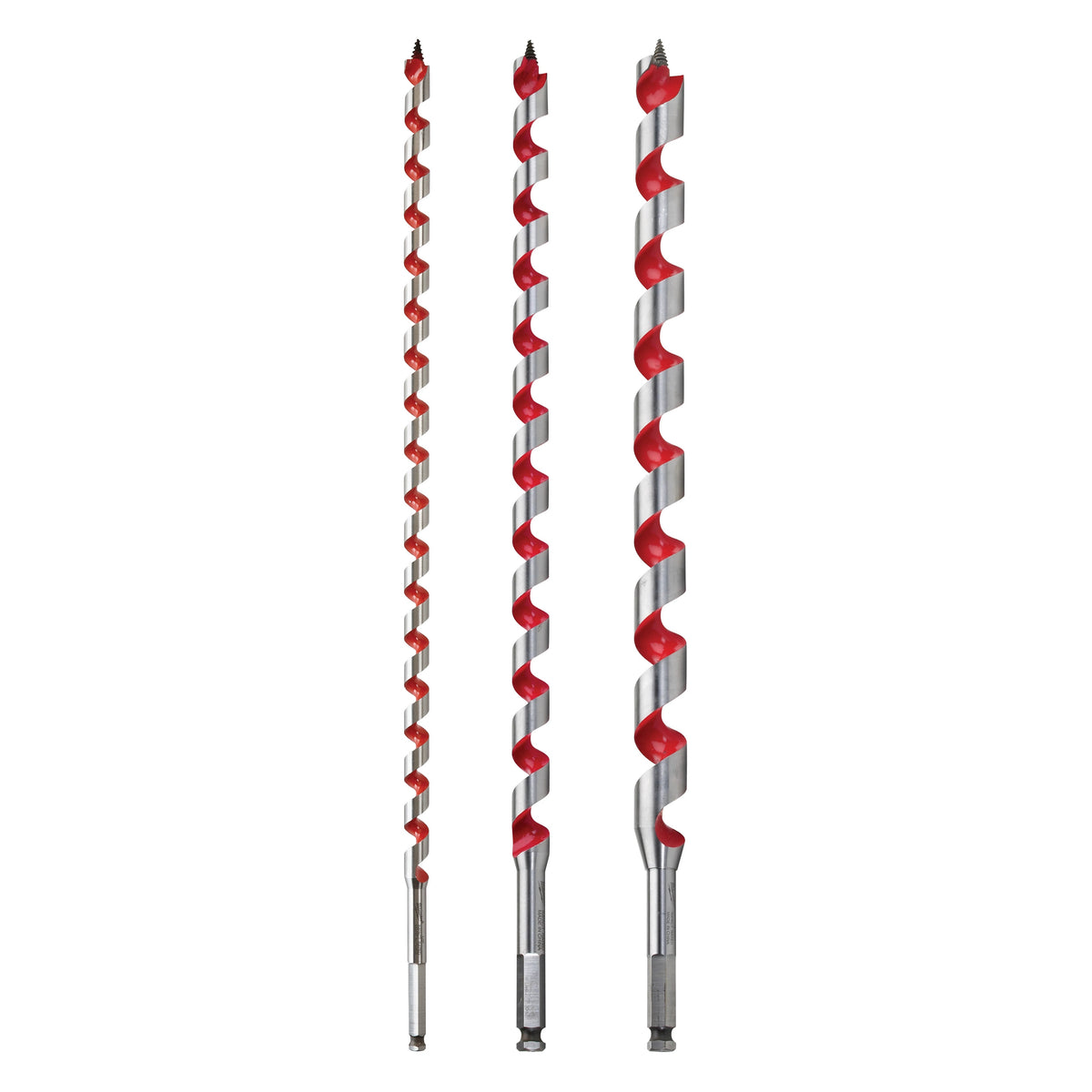 Wood Drill Bit Set - 3 Pieces - Alloy Steel