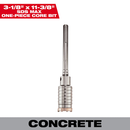 1-Piece Core Bit - 3-1/8" Drill - Fraction