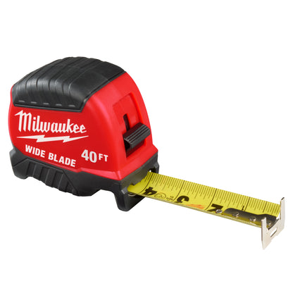 Wide Measuring Tape - 40 ft L 1" W Blade