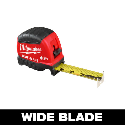 Wide Measuring Tape - 40 ft L 1" W Blade