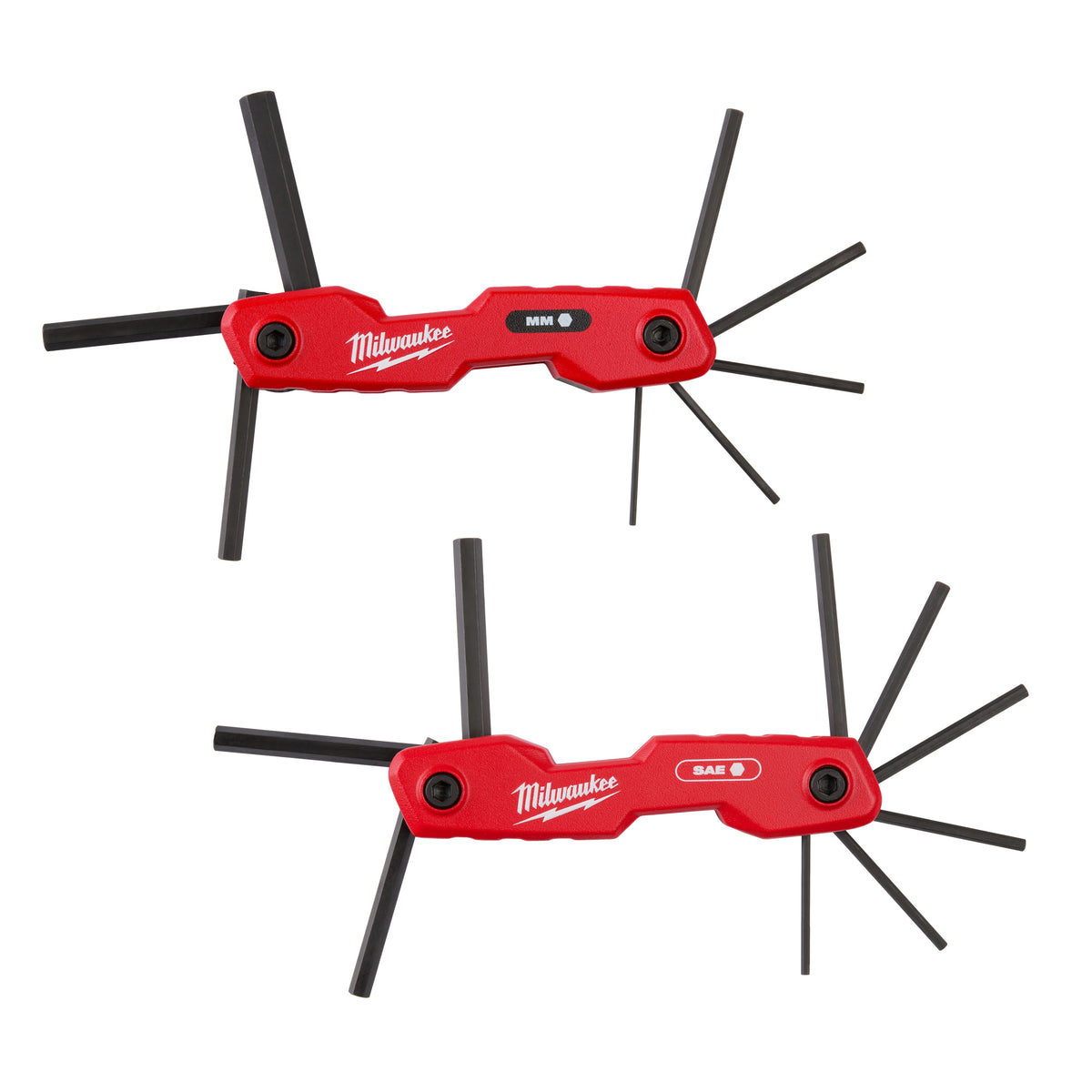 Folding Hex Key Set - 9 Pieces - Steel/Aluminum