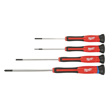 Screwdriver Set - Polished Chrome - 4 Pieces