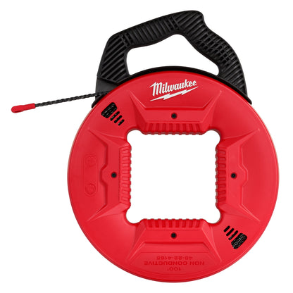 Fish Tape - 100 ft L Tape - with Non-Conductive Tip