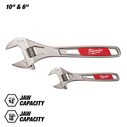 Adjustable Wrench Set - 2 Pieces
