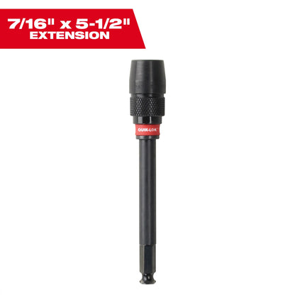 Universal Hex Drill Extension - 7/16" Shank - 5-1/2"