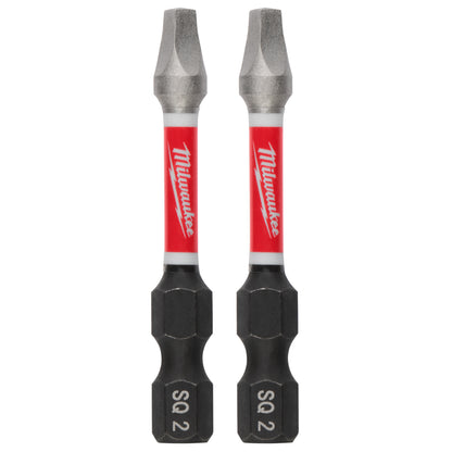 SHOCKWAVE™ Impact Duty 2" Square Recess #2 Power Bits Bulk 25