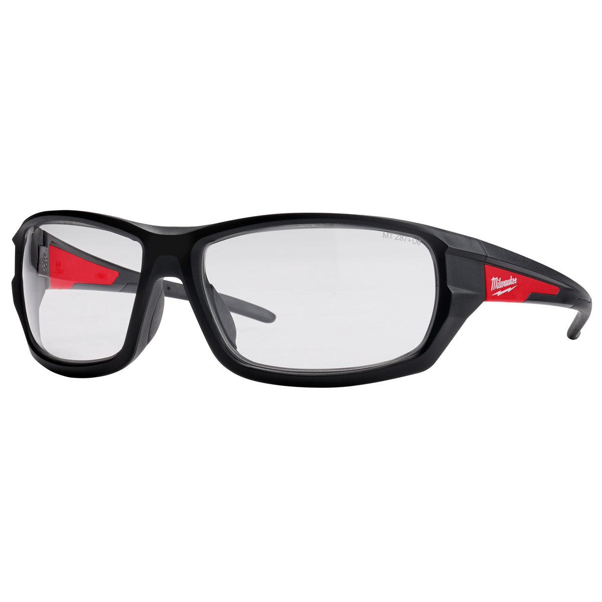 High Performance Safety Glasses - Black - Clear Lens