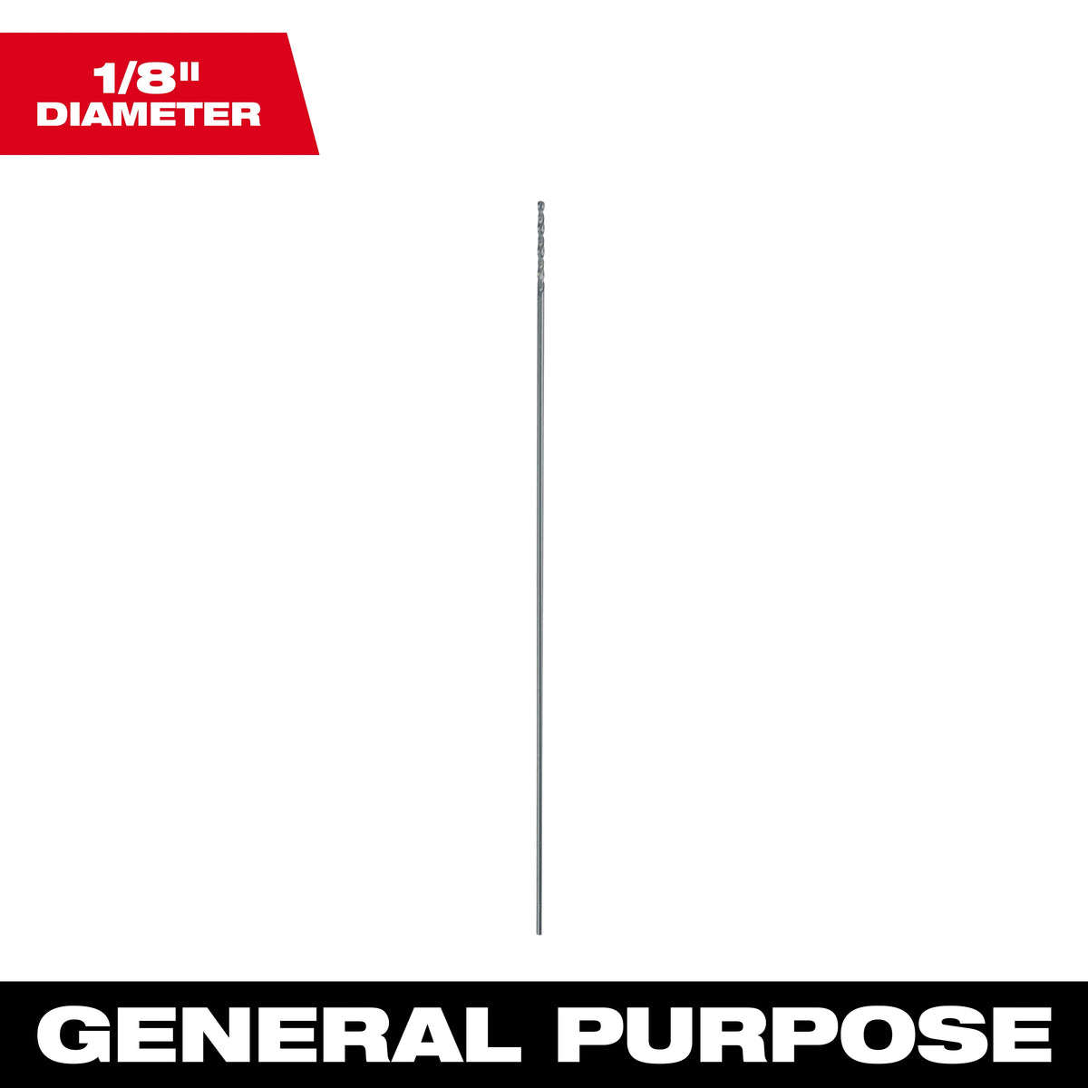 Aircraft Length Drill Bit - 1/8" Drill - Fraction